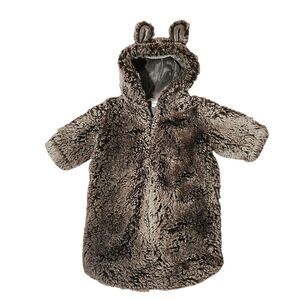 Restoration Hardware RH Baby and Child Faux Fur Baby Bunting Size 0-6 months